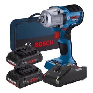 Chave Impacto 1/2 Gds 18v-450 BOSCH + 2 Baterias 4ah Procore + Carregador Bivolt em Oferta na Shopee