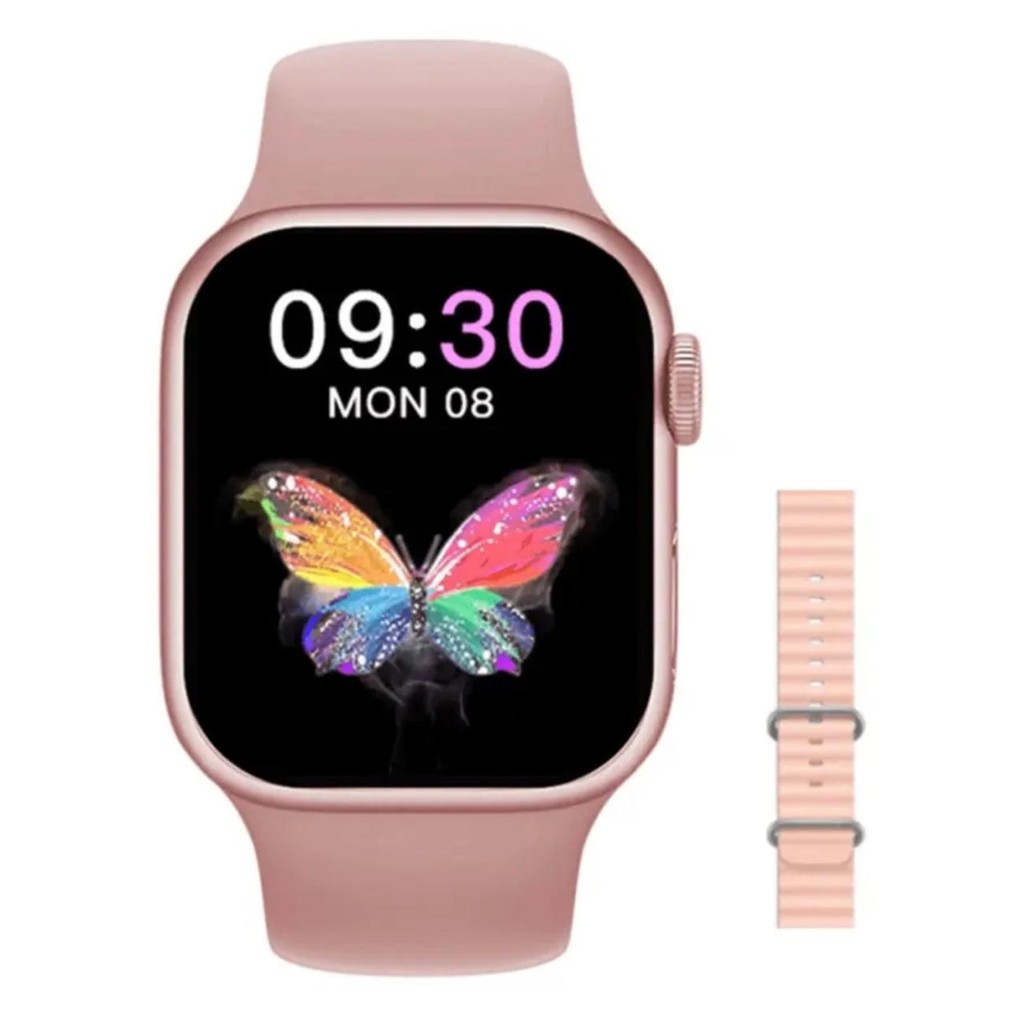 Smartwatch S28 Pro Max Compatível Com iPhone E Android Rosa | Shopee Brasil