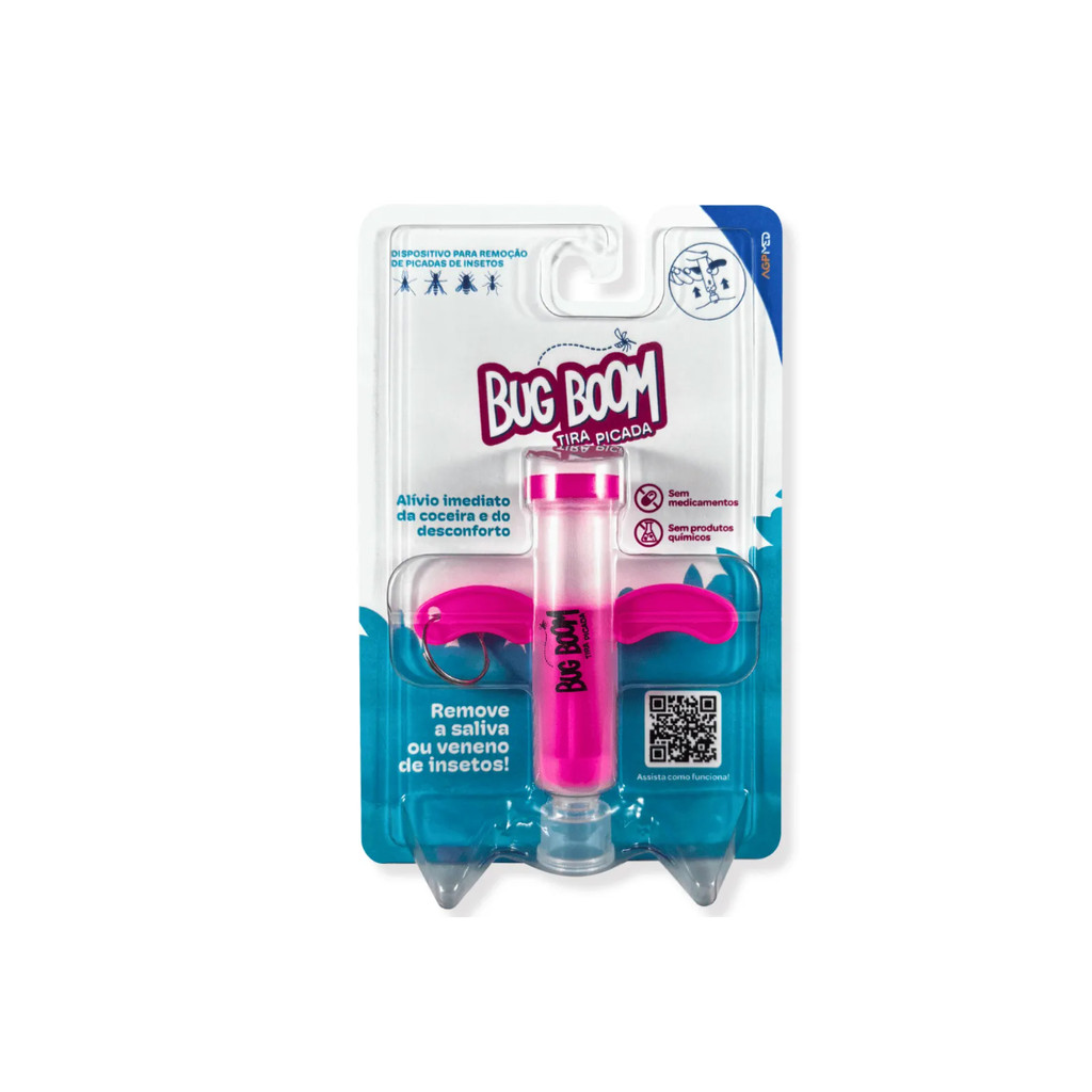 Dispositivo Para Remoção de Picada de Insetos bug Boom Rosa | Shopee Brasil