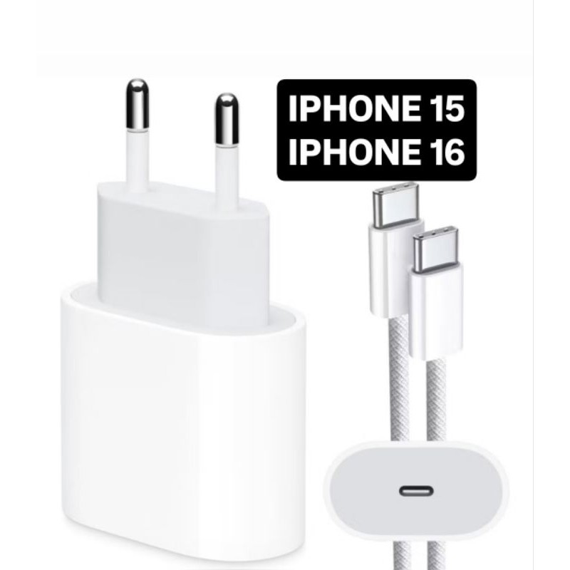 Carregador iPhone 15 16 Original Pro Max Turbo 35W Completo Cabo Tipo C ...
