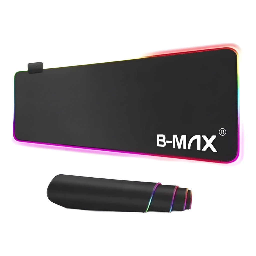 Mouse Pad Gamer Extra Grande Led Rgb 80x30 Cm Preto B-max | Shopee Brasil