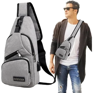 Bolsa Mochila De Peito Tiracolo Pochete Bolsa Impermeável Transversal Masculina em Oferta na Shopee
