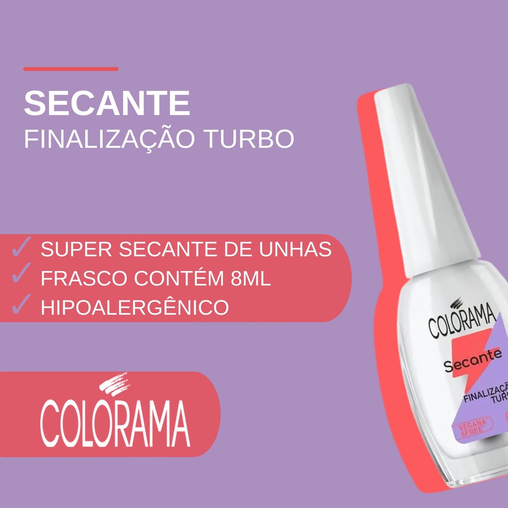 Kit 6 Bases Colorama Tratamento Para Unhas Escolha a Sua Cuidados Unha ...