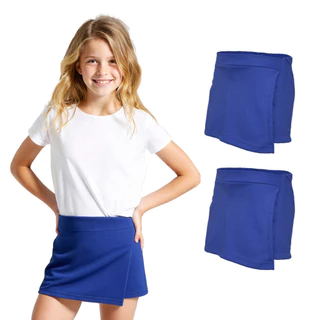 Kit 2 Short Saia Infantil Helanca