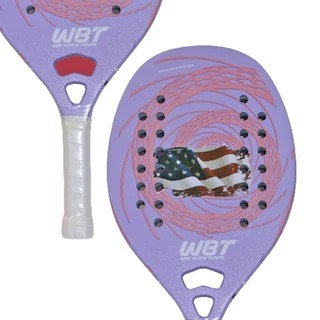 RAQUETE BEACH TENNIS PROFISSIONAL CARBONO 3K WBT C/ CAPA em Oferta na Shopee