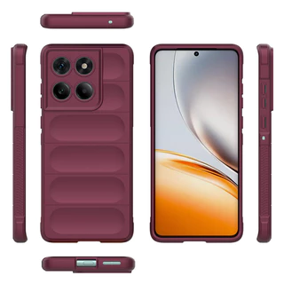 Para Motorola MOTO edge 60 Fusion , Case ELVEV Lavável Flexível TPU Aveludado Dentro Antiderrapante Capa Traseira