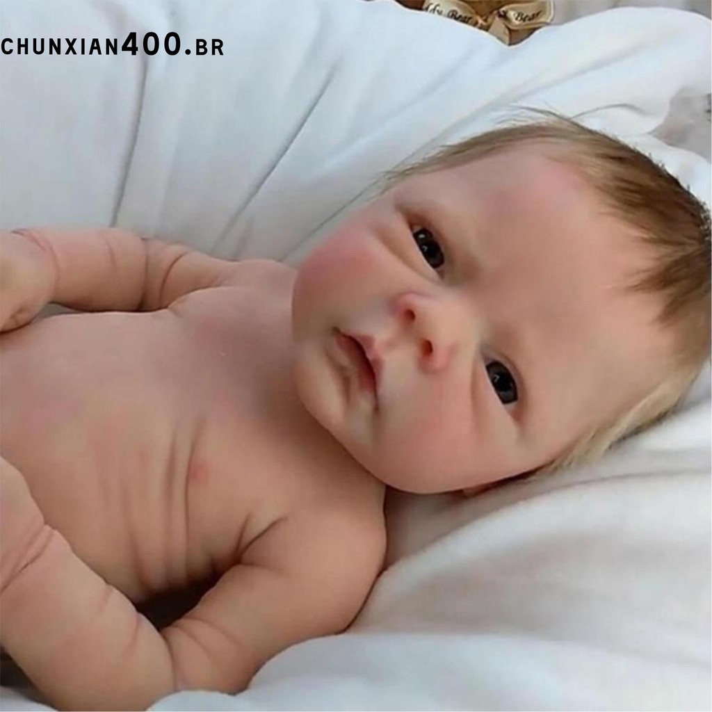 Boneca Reborn Bebe Silicone Realista Menina + Itens e Bolsa