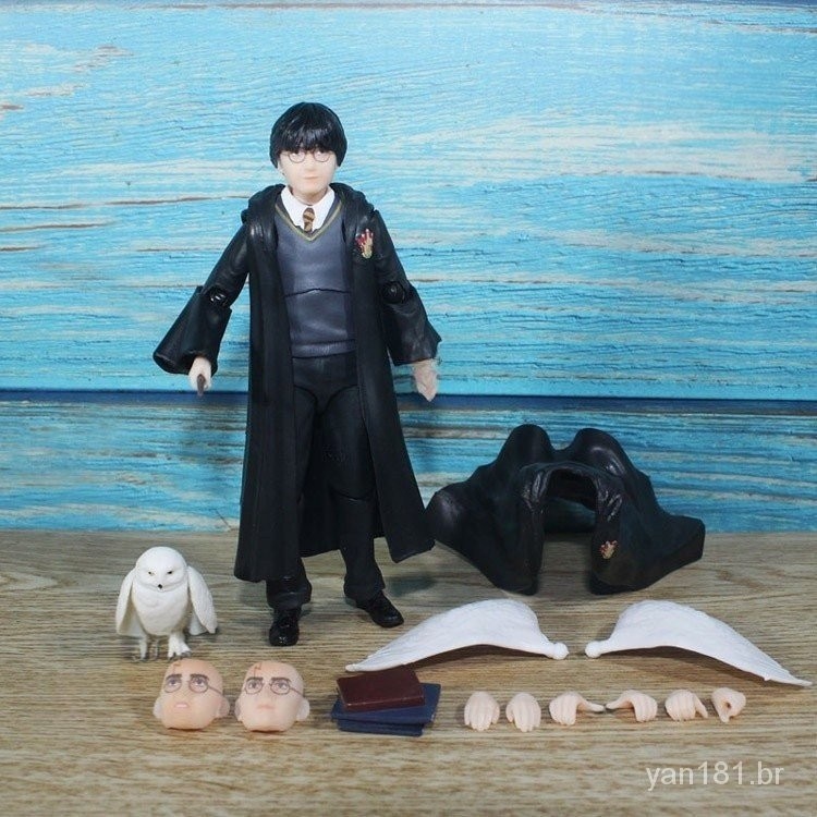 Boneco SHF Harry Potter Severus Snape Hermione Granger Ron Weasley SO3B ...