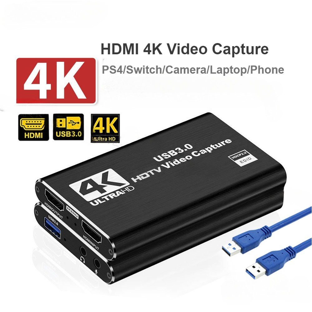 Placa De Captura 4K Box Vídeo HDMI Câmera Ao Vivo De Última Geração PS5 ...