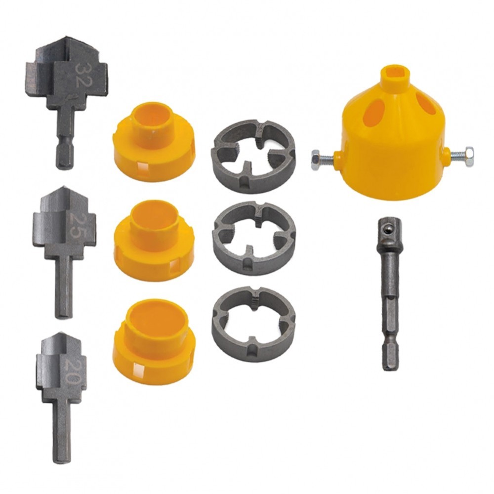 ⚡New 1⚡Water Pipe Expansion Drill Bit with PVC Threader Hexagon Shank ...