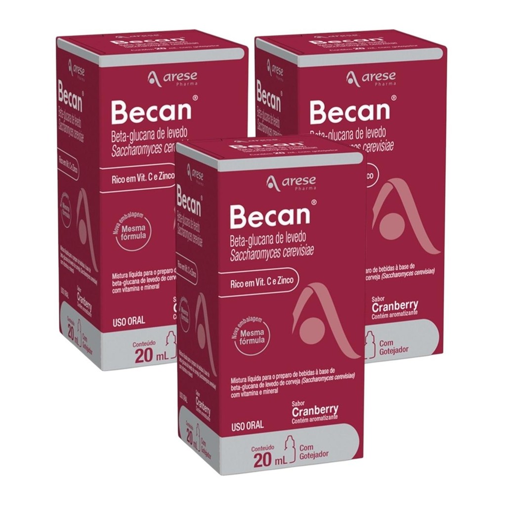 Kit Becan Com 3 Caixas De 20ml Cada | Shopee Brasil