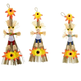 Kit Decoração Junina Espantalho Paglia Vassoura 3 Peças 35cm em Oferta na Shopee