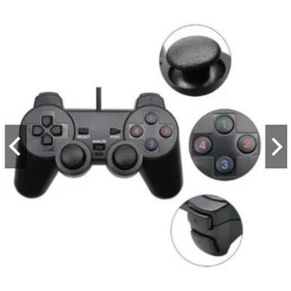 Kit Controle Joystick USB com Fio para PC, Notebook, TV Box Android, Emuladores e Jogos Retrô