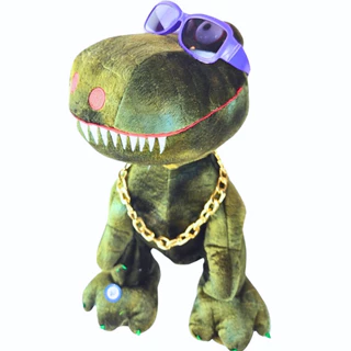 Boneco Dino Doidao Brinquedo Som Movimento Dança Grava Voz Divertido - Castela