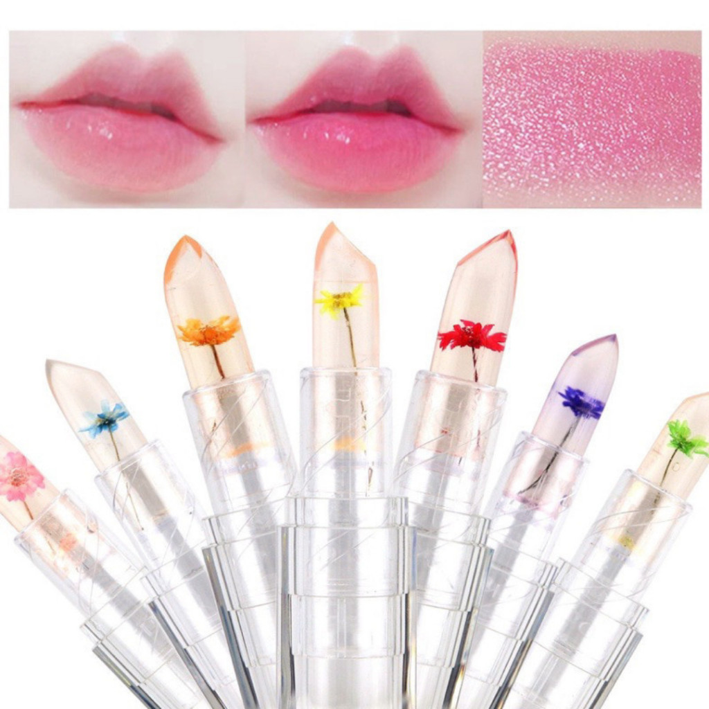 Batom Mágico Transparente Flor Mudança de Cor Longa Duração | Shopee Brasil