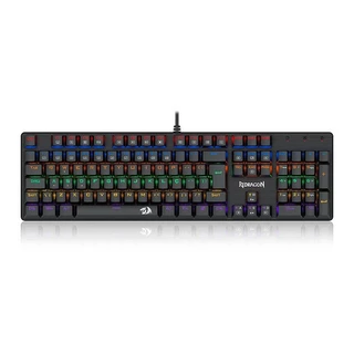 Teclado Mecanico Gamer Redragon Valheim, Rainbow, Switch Marrom, USB, Preto, K608-R-PT-BROWN em Oferta na Shopee