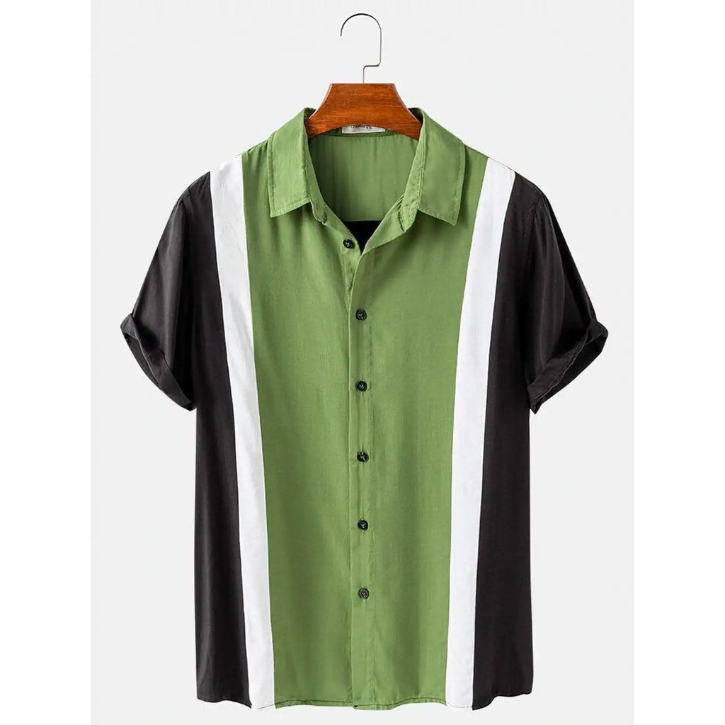 Bowling Camisa Charlie Sheen Da Vinci California Mens Shirt