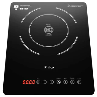 Cooktop De Indução 1 Boca 10 Níveis Philco Bivolt