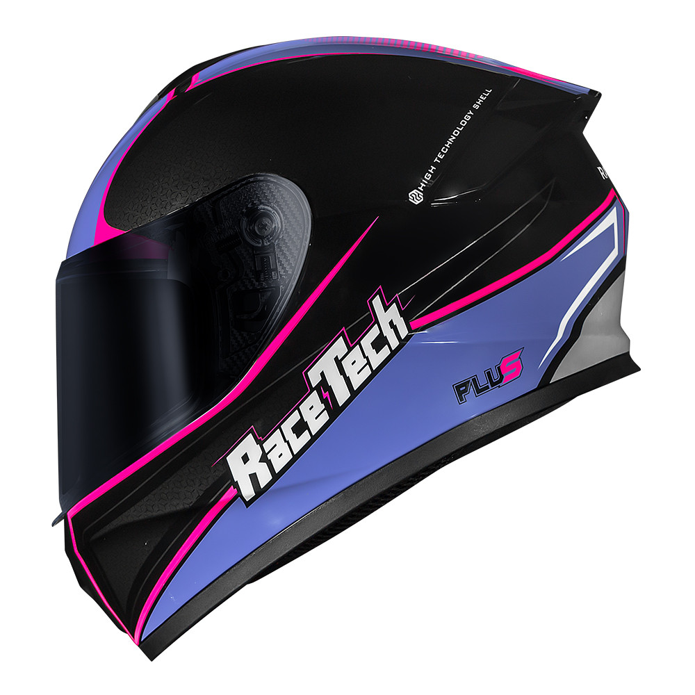 Capacete Race Tech Hit Plus Preto e Roxo | Shopee Brasil