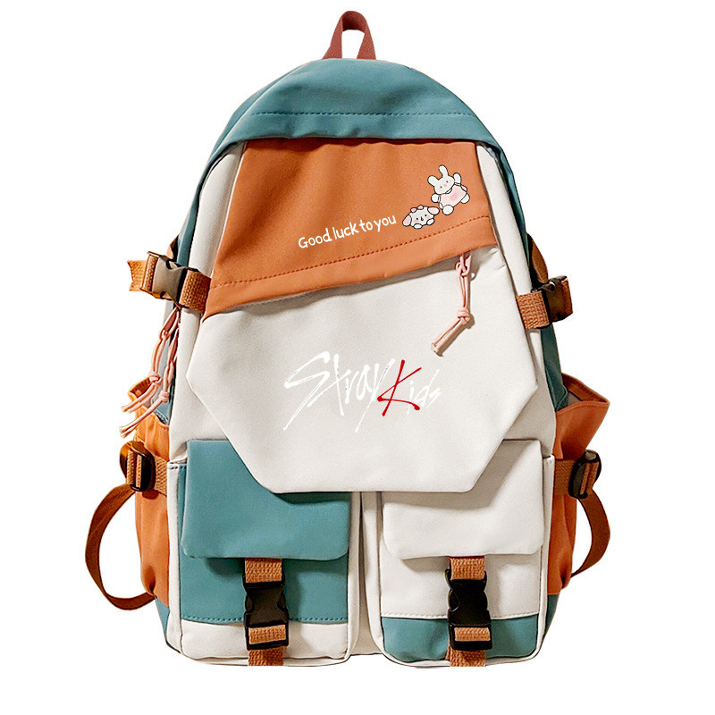 Stray Kids Moda Versão Coreana Felix Estudante Mochila Junior High