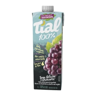 Suco Tial 100% Uva e Pera 1 Litro - Embalagem com 12 Unidades em Oferta na Shopee