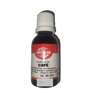 Kit 12 Essência Artificial Comestível Café 30ml Arcolor