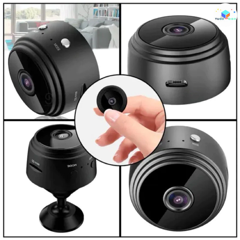 Kit 4 Cameras A9 HD Visão Noturna Wifi Câmera 1080P Sem Fio Vigilância e Segurança A9 | Shopee Brasil