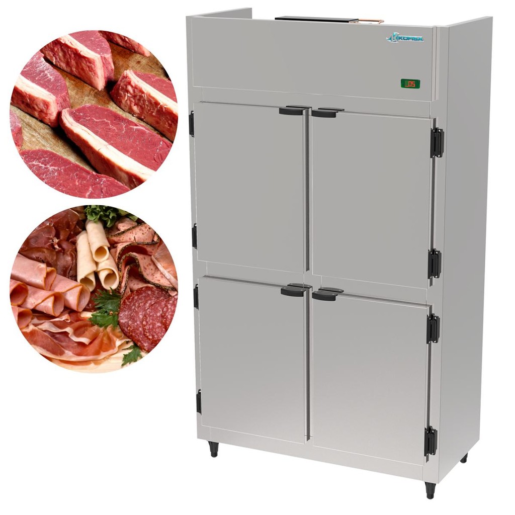 Minicâmara Comercial 765 L 4 Portas Cegas Inox Frost Free KMCP75 Kofisa