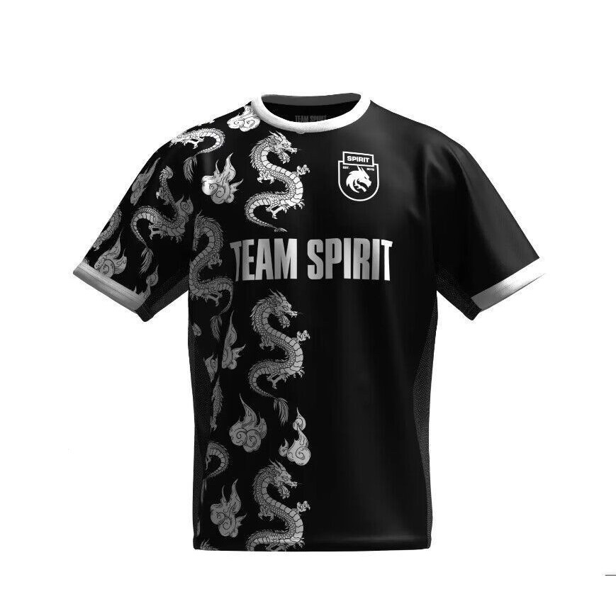 TUNDRA Green Dragon Donk Team Uniform Dota2 Manga Curta Major Esports ...