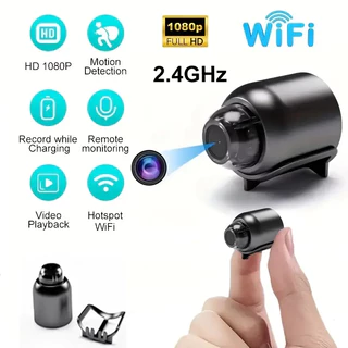 Mini Câmera Wi-Fi  De Segurança Full Hd  1080p Loop De Vídeo De Detecção De Movimento em Oferta na Shopee