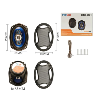 6x9in 1000W Par De Alto-Falantes Coaxiais De Áudio Estéreo Hifi Para Carro Automotivo em Oferta na Shopee