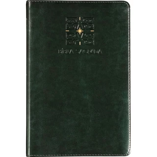 Bíblia Sagrada The Purpose Book | A21 | Capa Couro Soft Verde Luz em Oferta na Shopee