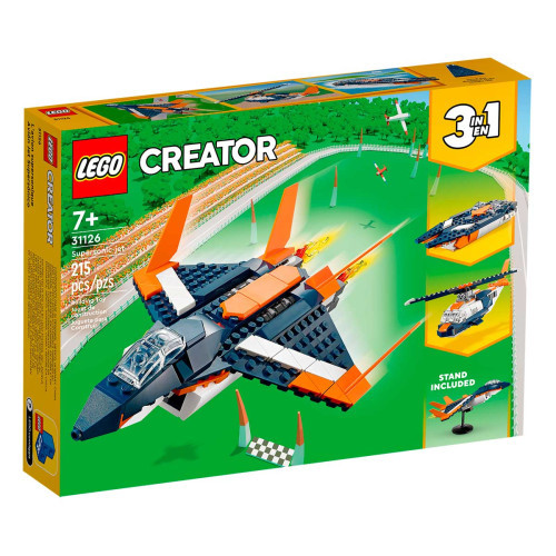 Bloco de Montar LEGO Creator Jato Supersônico 215 Peças em Oferta na Shopee