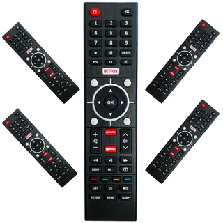Kit 5 Controle Compatível Com Tv Semp Toshiba Sti Ct-6810