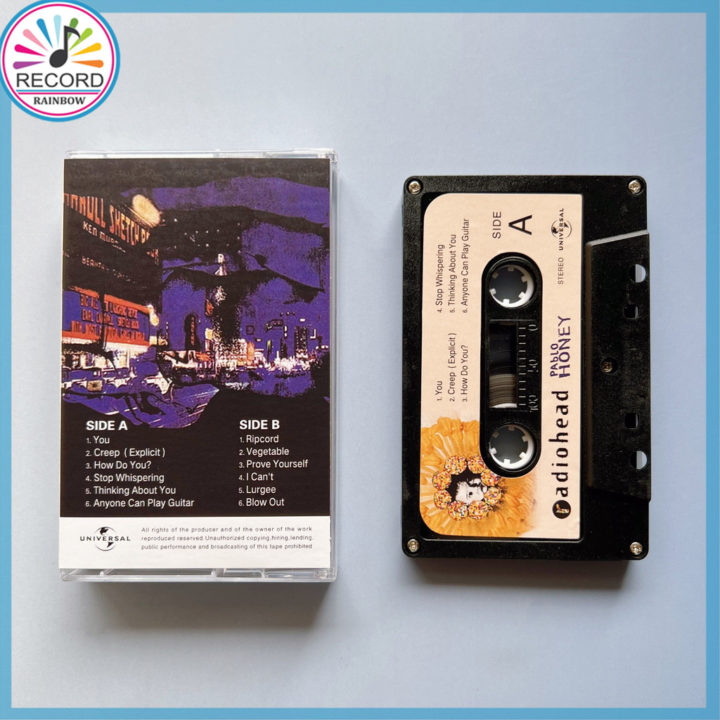 Radiohead Pablo Honey Fita K7 Cassette Tape Brand New [Lacrado