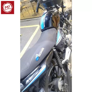 Capa De Banco Moto Emborrachada Honda Cg Fan Titan 125 150 160