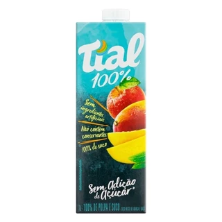Suco Tial 100% Manga com Maçã 1L - Embalagem com 12 Unidades em Oferta na Shopee