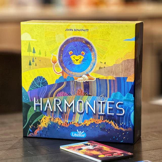 Jogo De Tabuleiro Harmonies-Crie Paisagens Oneíricas ! Familiar Divertido Estratégico E Poético