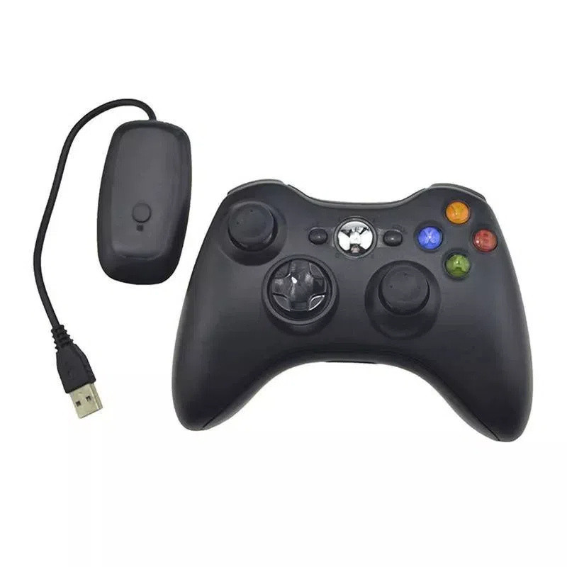 Controle Xbox 360 Sem Fio Joystick Wireless Com receptor 2.4G Para PC Computer Notebook