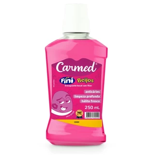 Enxaguante Bucal Carmed Beijos 250ml em Oferta na Shopee
