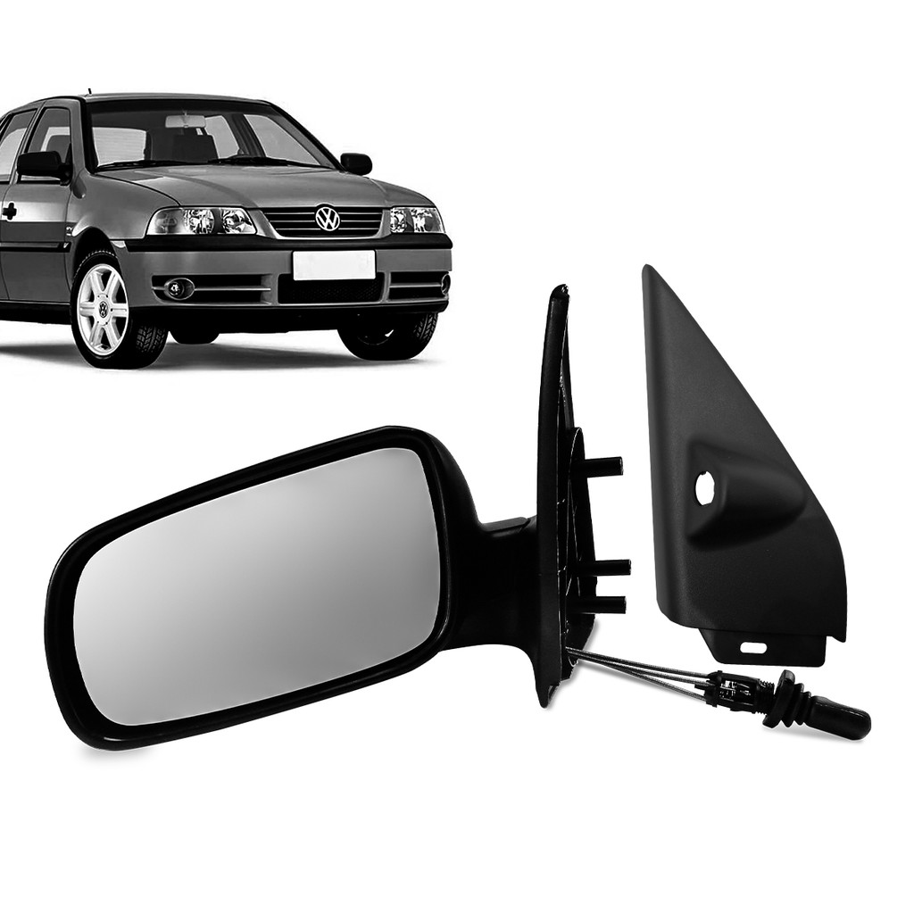 Retrovisor Gol G4 2006 2007 2008 4 Portas + Acabamento Com Controle ...
