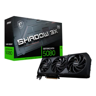 Placa De Vídeo Msi Geforce Rtx 5080 Shadow 3x Oc 16gb Gddr7