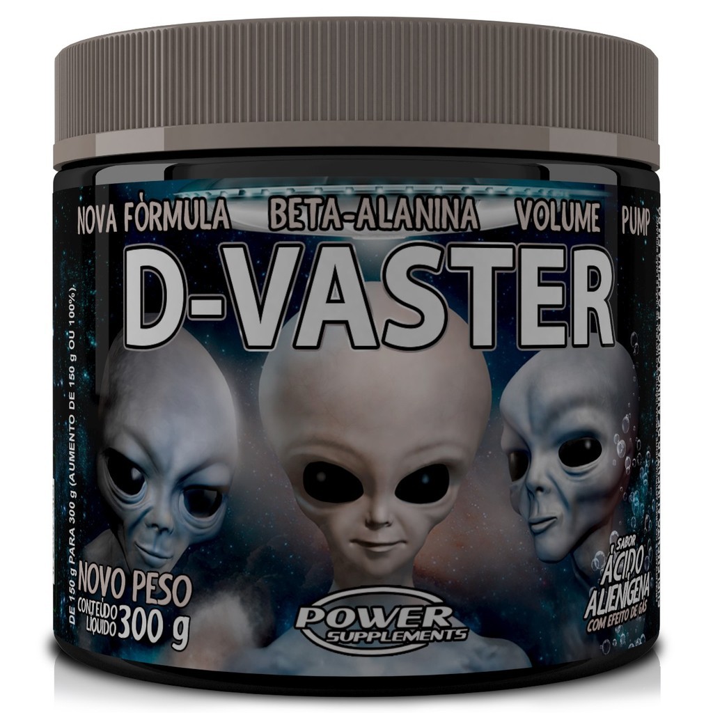 D-Vaster ACIDO ALIENÍGENA - Pré treino 300g | Shopee Brasil