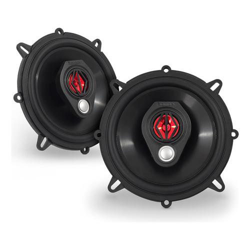 Par De Auto Falante 5p Triaxial Seven Brasil 120wrms Portas