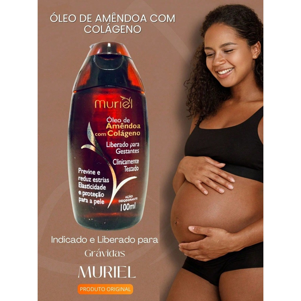 Óleo Corporal De Amêndoas e Colágeno 100ml - Muriel Liberado para ...