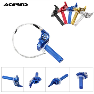 ACERBIS 22mm CNC Acelerador De Alumínio Apertos Torcidos Para Motocicleta Ciclomotor Scooter ATV Dirt Pit Bike 110-250cc em Oferta na Shopee