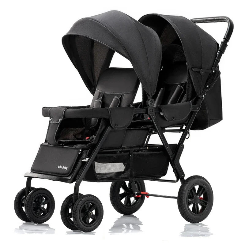 Carrinho Duplo portátil Para De Bebê Duas Crianças | Shopee Brasil