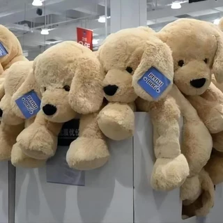 Cão Oversized brinquedo de pelúcia Golden Retriever boneca segurando dormir enviar menina presente aniversário Labrador