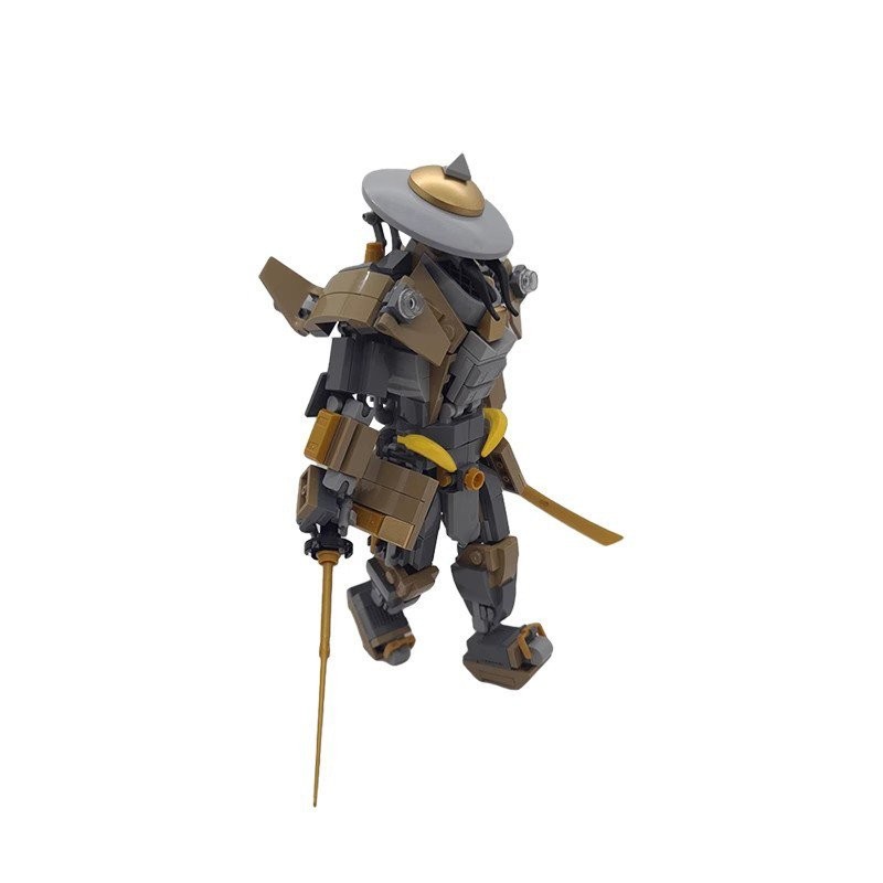 Novo produto MOC Jumpy Ronin Samurai Mechaning Cross-Border Toy montado ...