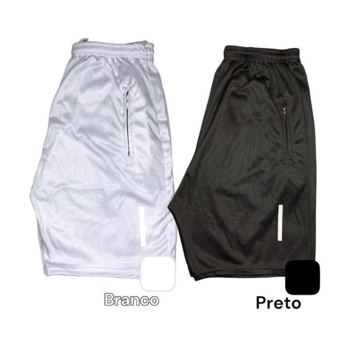 Kit 02 Shorts Academia com Bolso